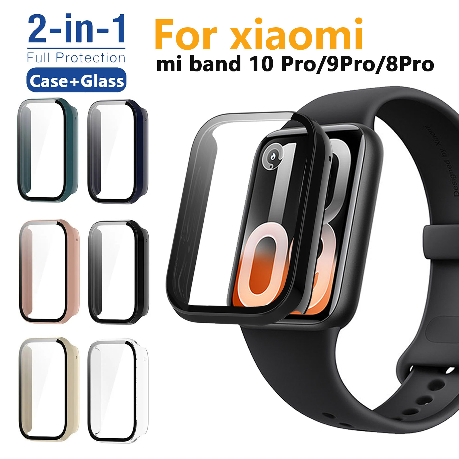 Xiaomi Smartwatch Accessories - Case+Glass for Xiaomi Mi Band 10
