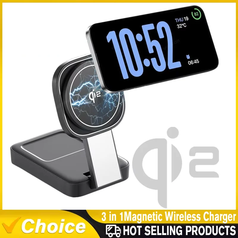 Magnetic Charging Stand - Qi2 15W Magnetic Wireless Charger Stand