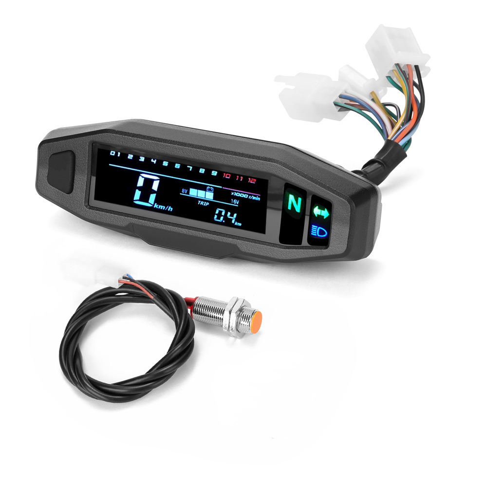 Smartwatch Universal - Universal Digital Motorcycle Meter with LCD