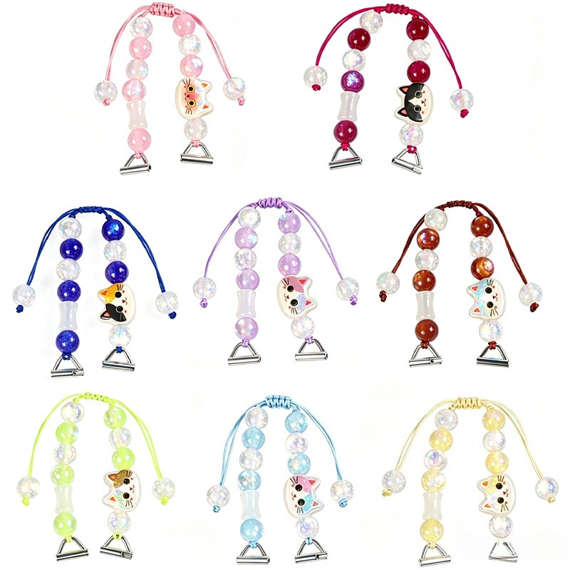 Smartwatch Universal - Macaron Beaded Smart Watch Strap Cartoon