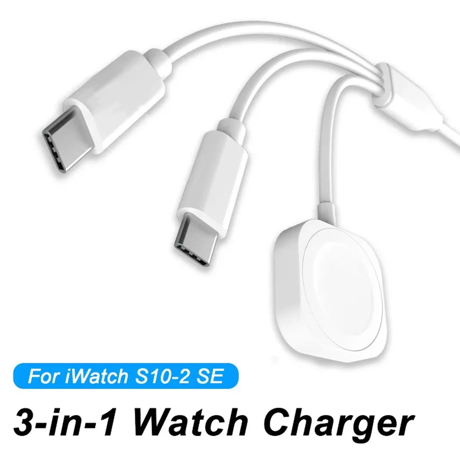Watch Charger Cable - 3 in 1 Magnetic Watch Charger