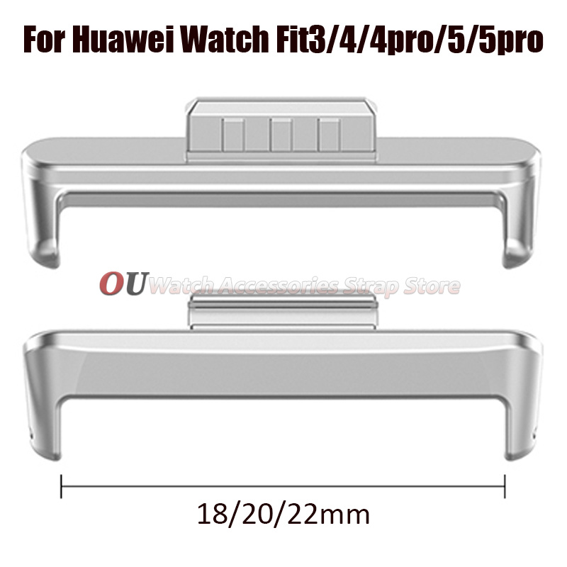 Huawei Smartwatch Accessories - 18 20mm 22mm 1Pair Metal Aluminum