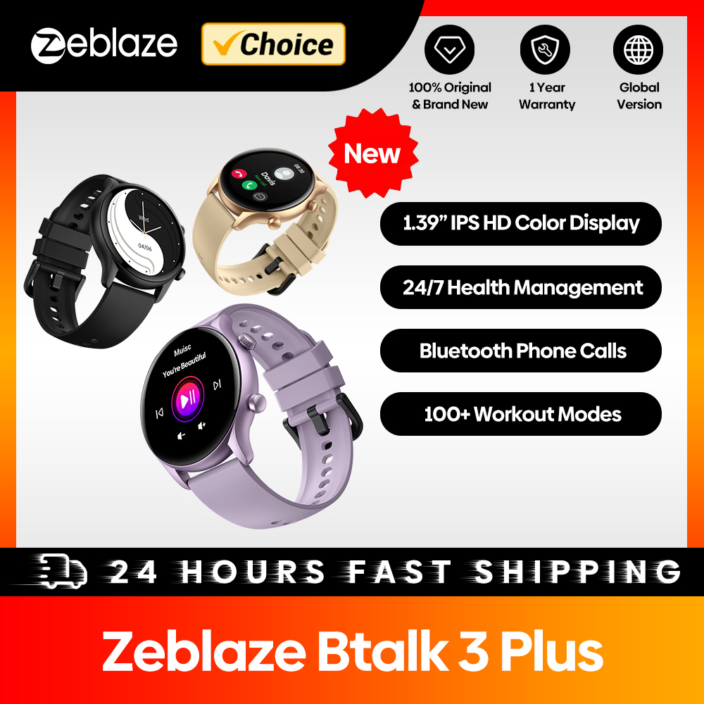 Smartwatch X12 - New Zeblaze Btalk 3 Plus Voice