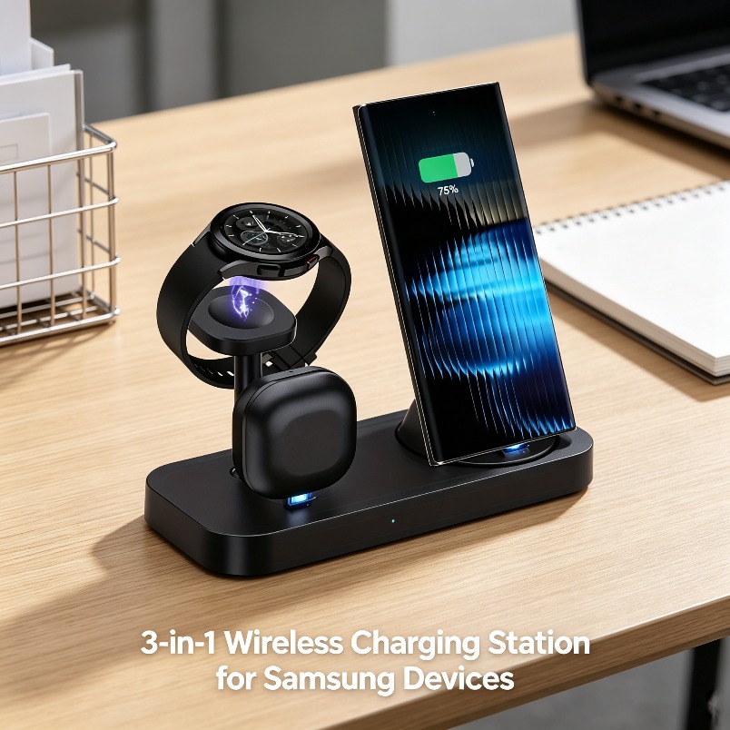 Watch Charger Cable - 3 in 1 Wireless Charger Dual
