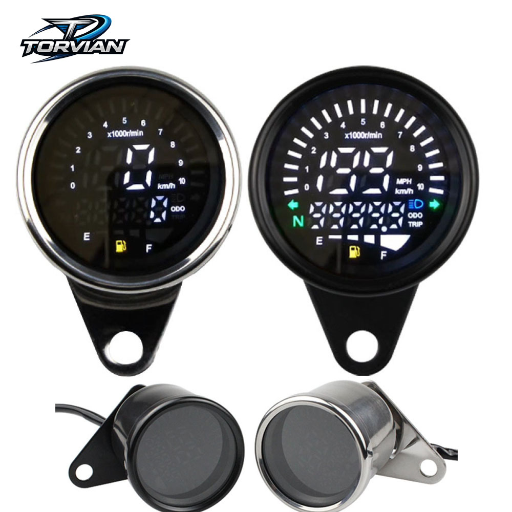 Smartwatch Universal - Torvian Universal Motorcycle Digital Speedometer Tachometer