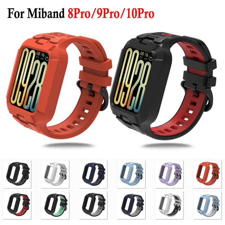 2-in-1 Strap+Case for Xiaomi M - Xiaomi Smartwatch Accessories recension och pris