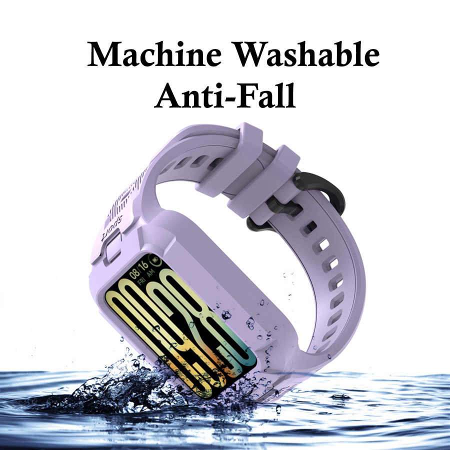 2-in-1 Strap+Case for Xiaomi M - Xiaomi Smartwatch Accessories recension och pris