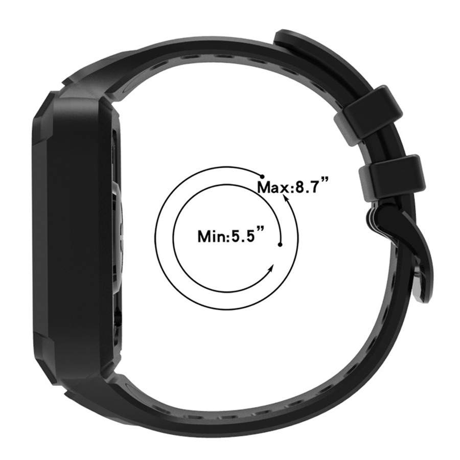 2-in-1 Strap+Case for Xiaomi M - Xiaomi Smartwatch Accessories recension och pris