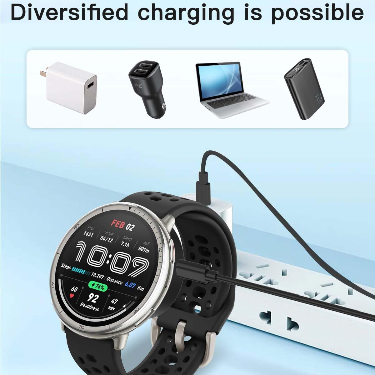 Charging Base For Amazfit Acti - Amazfit Smartwatch Accessories recension och pris