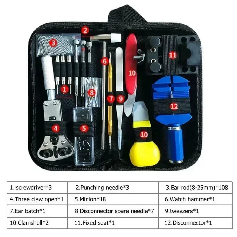 147Pcs Watch Repair Tool Set W - Tool Kit Strap Change recension och pris