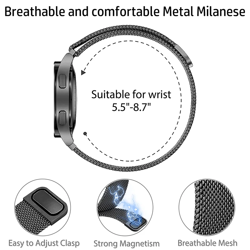 Milanese Loop Band for Redmi W - Xiaomi Smartwatch Accessories recension och pris