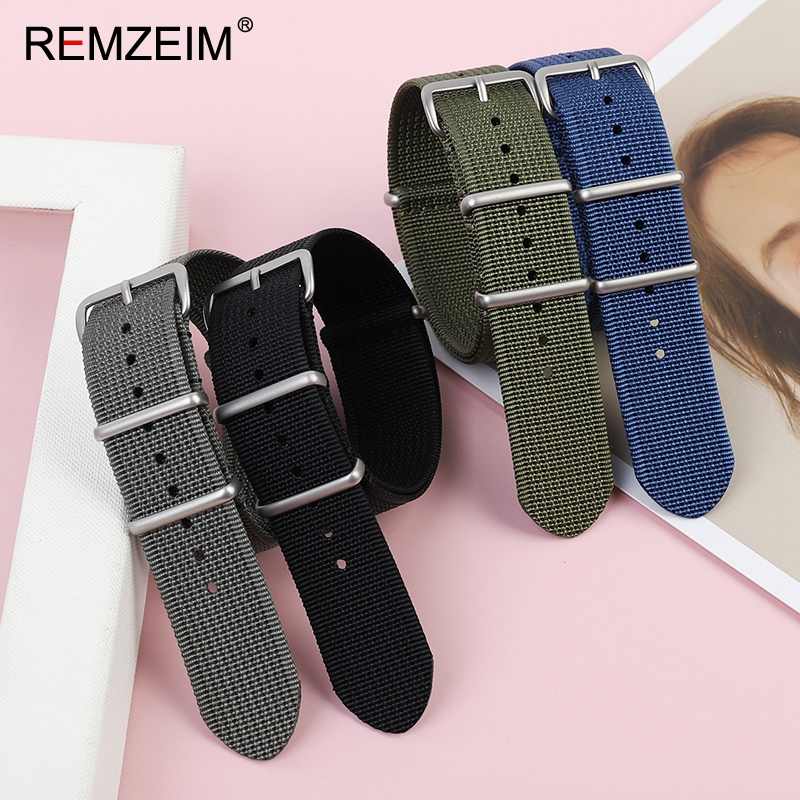 New Ribbed Nylon Watch Strap 1 - Nylon Nato Strap recension och pris