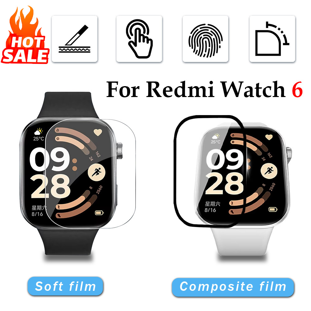 1-5Pcs Soft Film for Xiaomi Re - Xiaomi Smartwatch Accessories recension och pris