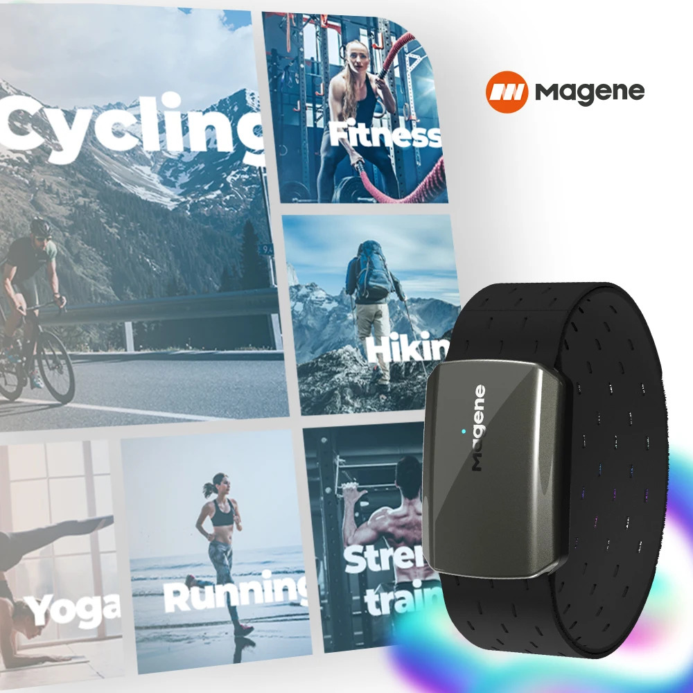 Magene H803 Heart Rate Armband - Sport Loop Strap recension och pris