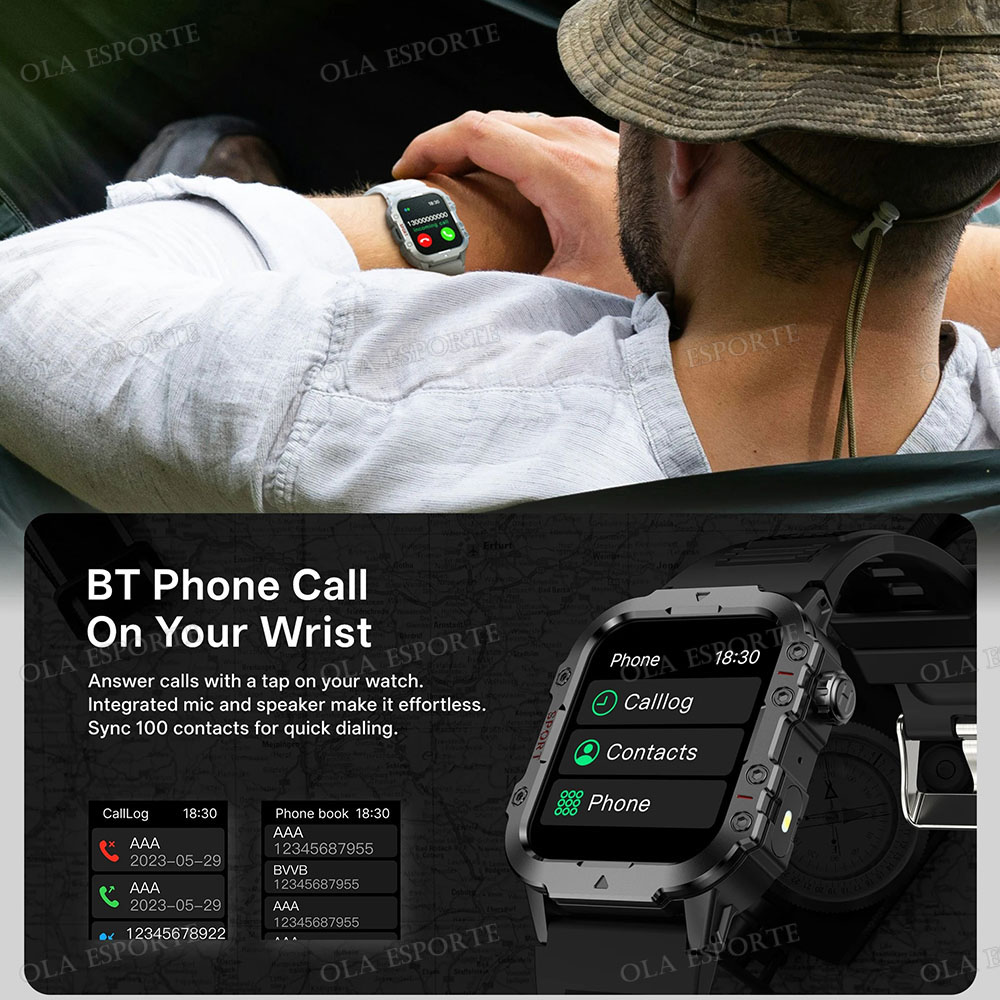 2026 Military Outdoor Smart Wa - Smartwatch X12 recension och pris