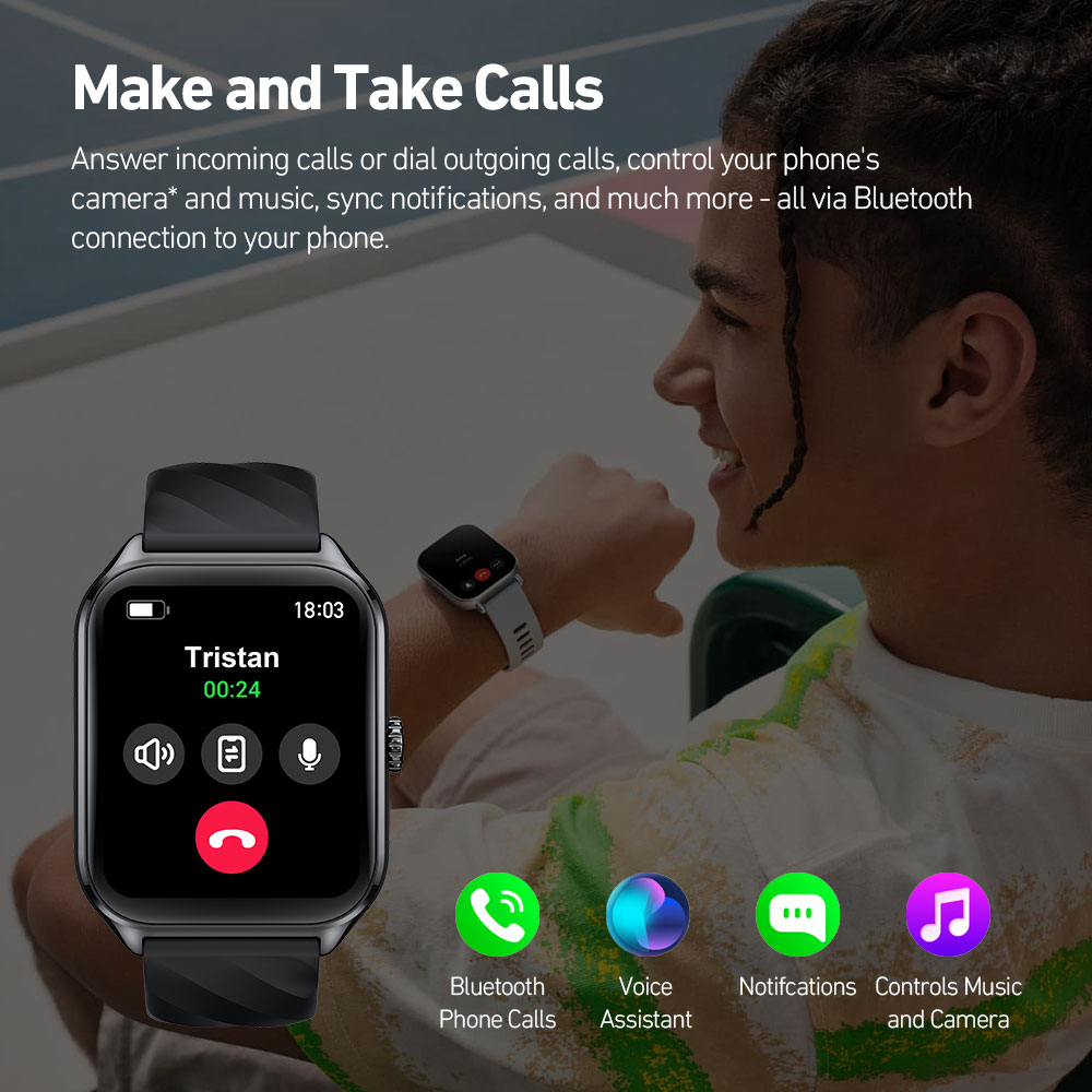 New Zeblaze GTS 4 Voice Callin - Smartwatch X12 recension och pris