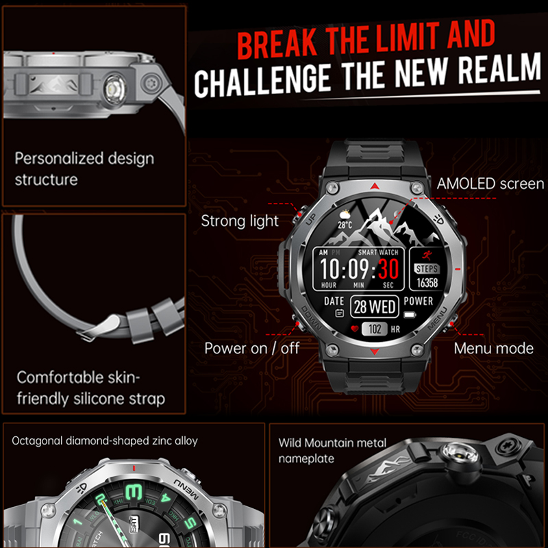2026 New T-Rex 3 Military Grad - Rugged Sport Strap recension och pris