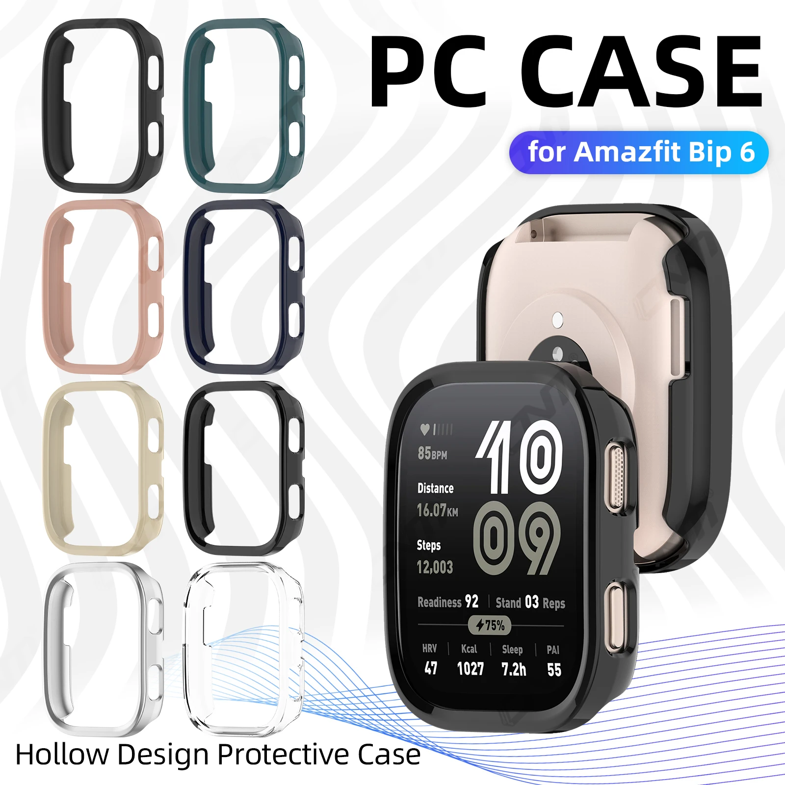 PC Hard Case for Amazfit BIP 6 - Amazfit Smartwatch Accessories recension och pris