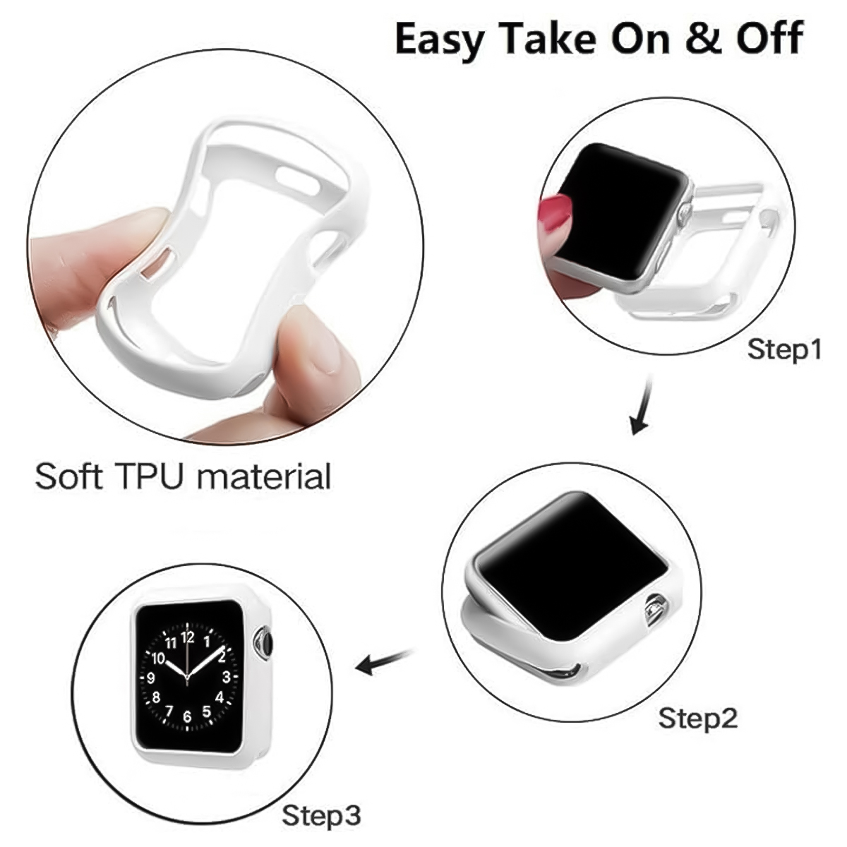 TPU Silicone Case For Huawei W - Huawei Smartwatch Accessories recension och pris