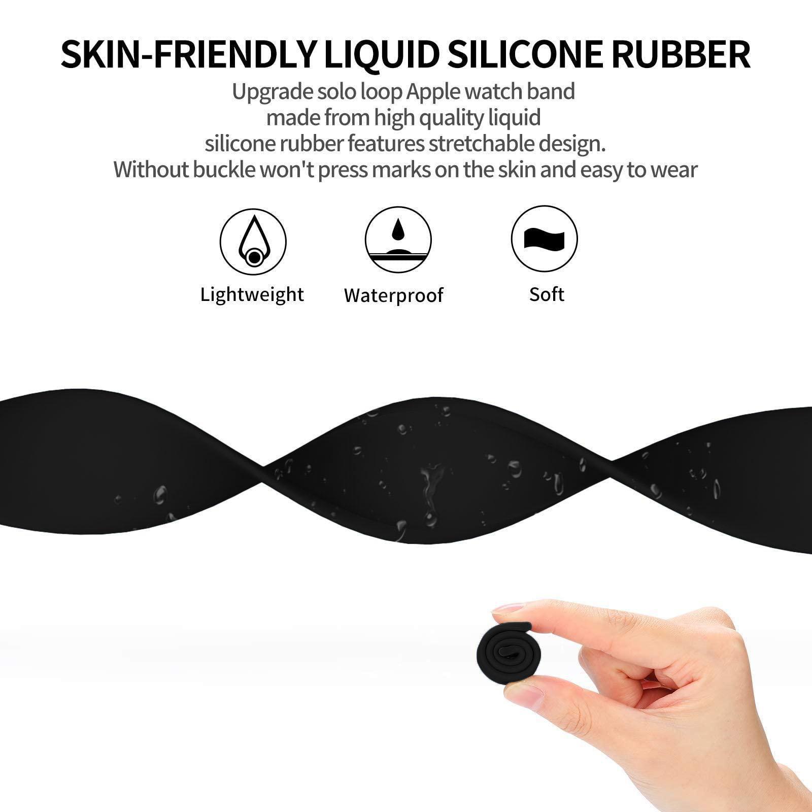 Solo Loop silicone for apple W - Sport Loop Strap recension och pris