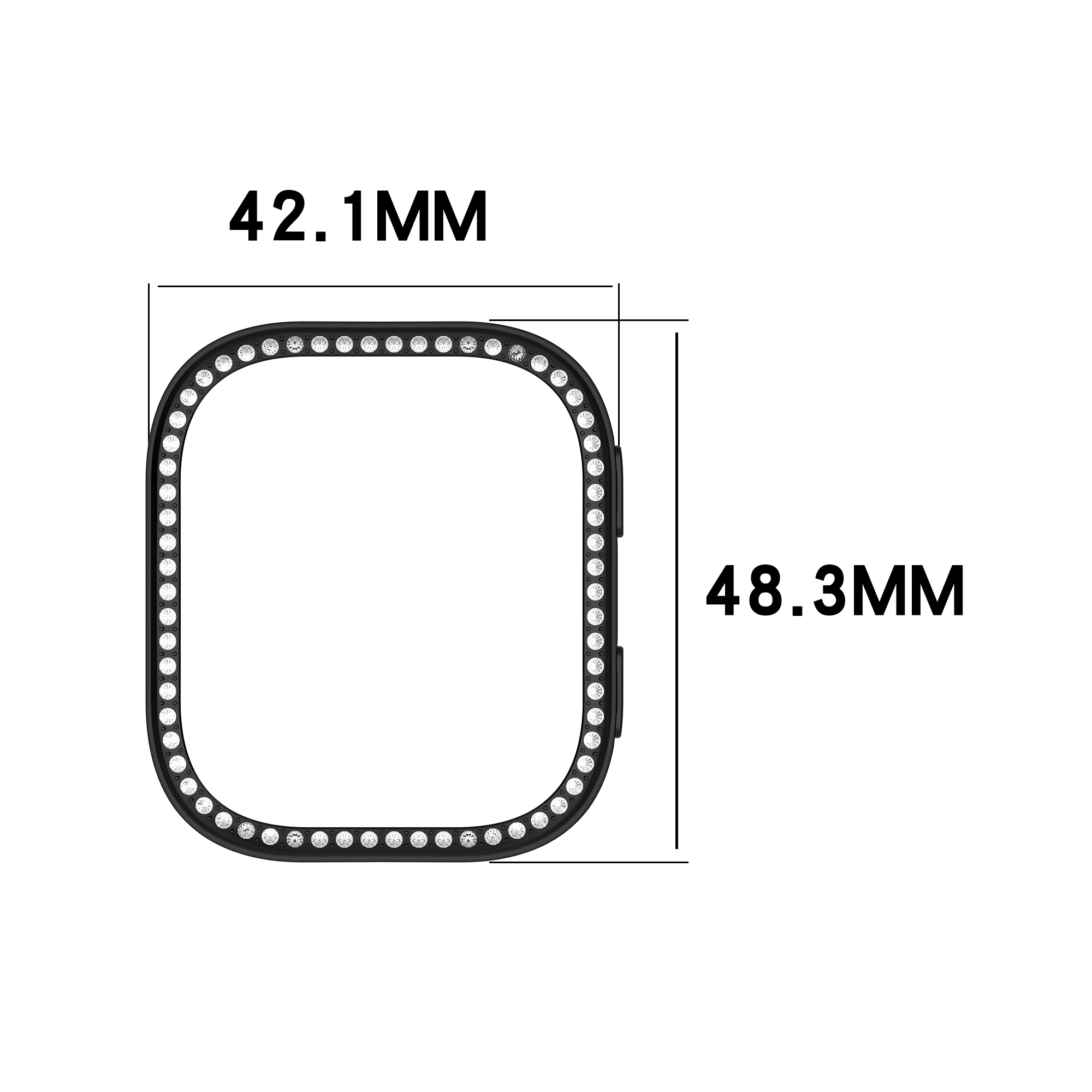 Single-Row Diamond Case for Am - Amazfit Smartwatch Accessories recension och pris