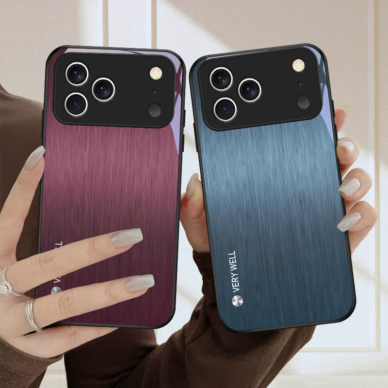 Minimally brushed metal For iP - Screen Protector Film recension och pris