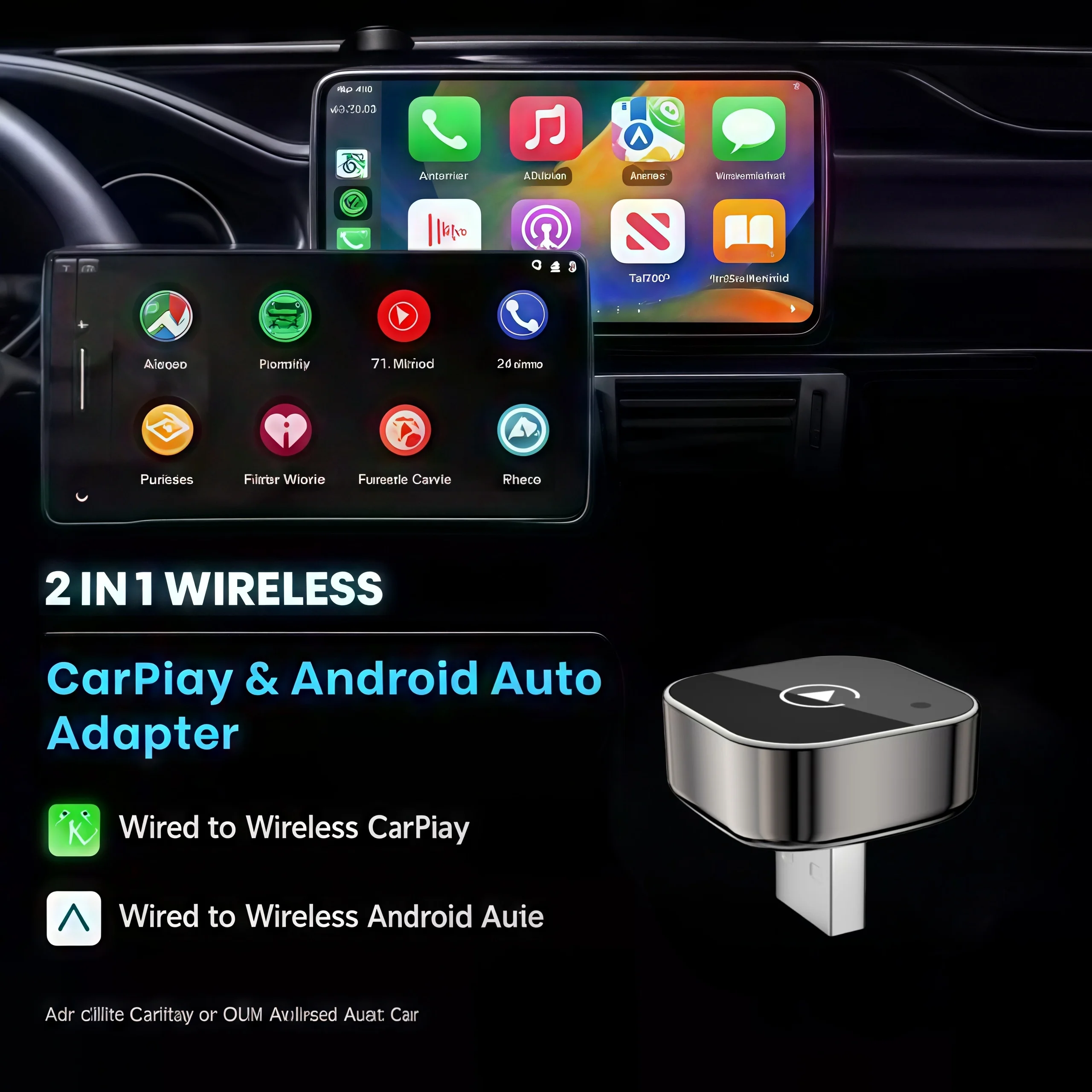 New Wireless CarPlay Android A - Smartwatch Universal recension och pris