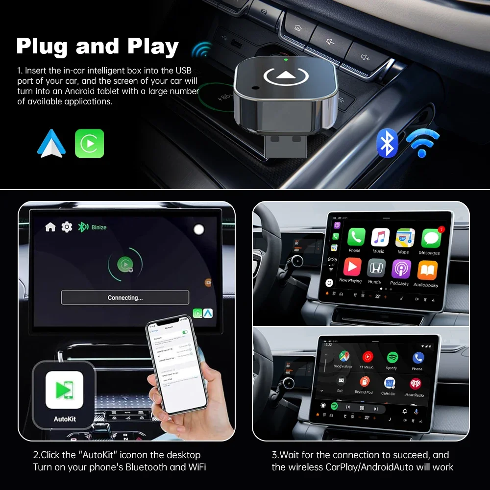 New Wireless CarPlay Android A - Smartwatch Universal recension och pris