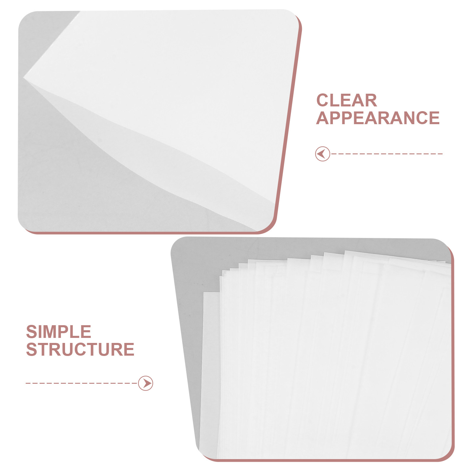 200Pcs Clear Frosted Flat Pouc - Screen Protector Film recension och pris