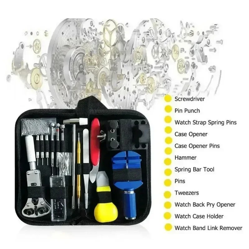 147 Pieces Watch Repair Tool S - Tool Kit Strap Change recension och pris