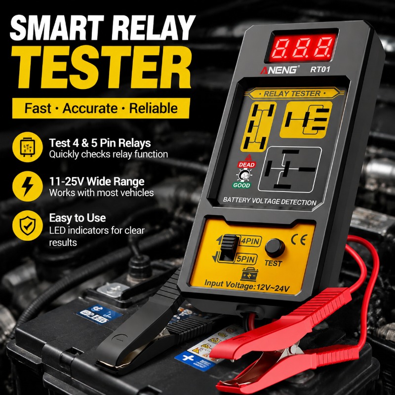 12V 24V Automotive Relay Teste - Smartwatch Universal recension och pris