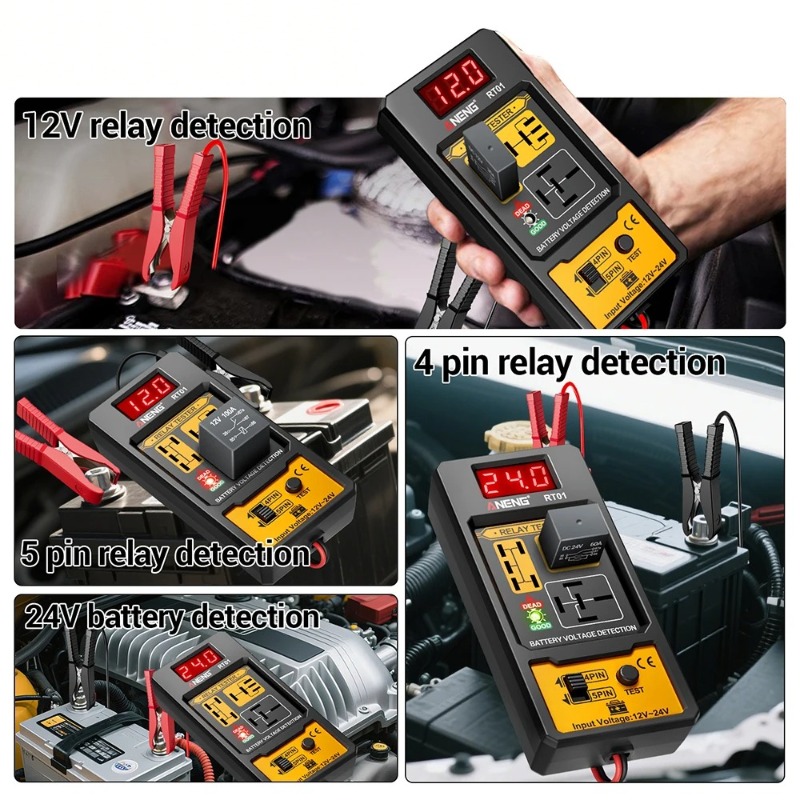 12V 24V Automotive Relay Teste - Smartwatch Universal recension och pris