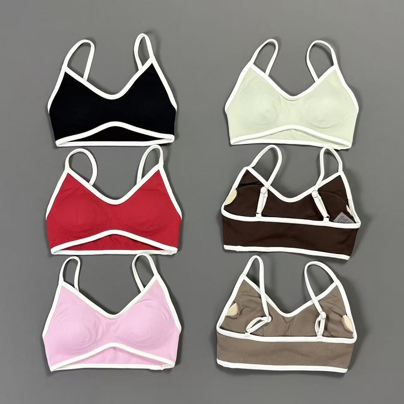 Women Contrastline Yoga Bra V  - Rugged Sport Strap recension och pris