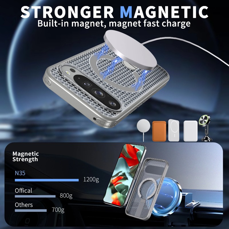 Hybrid Honeycomb Heat Dissipat - Magnetic Charging Stand recension och pris