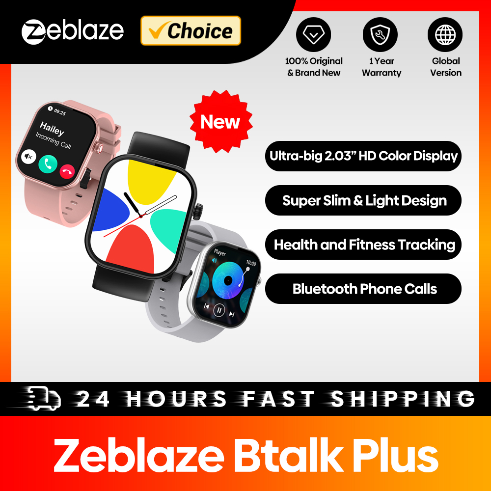 New Zeblaze Btalk Plus Voice C - Smartwatch X12 recension och pris
