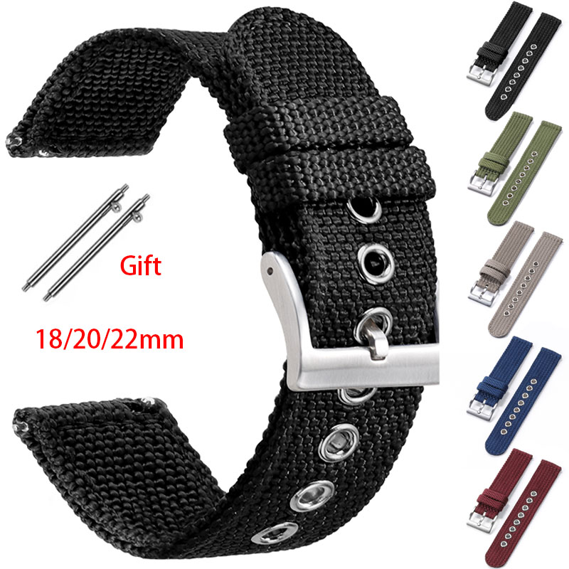Nylon Strap 18mm 20mm 22mm Ban - Nylon Nato Strap recension och pris