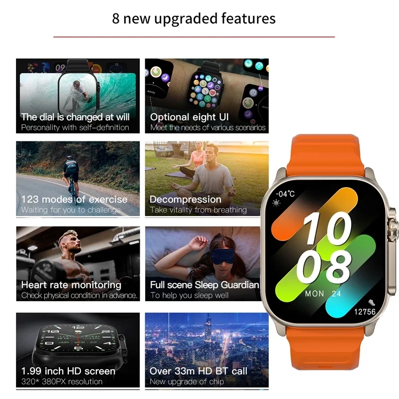 Original T900 Ultra 2 Smart Wa - Smartwatch X12 recension och pris