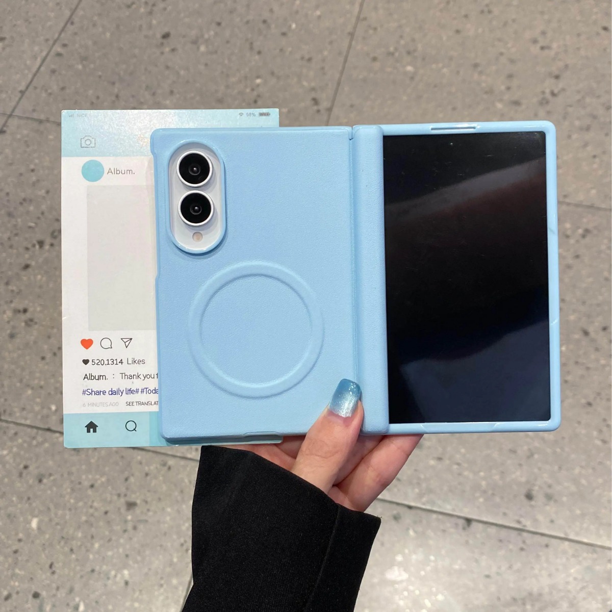 Candy Color Matte Leather For  - Screen Protector Film recension och pris