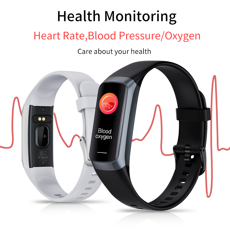 LIGE 1.1 Inch Amoled Heart Rat - Android Smartwatch Accessories recension och pris