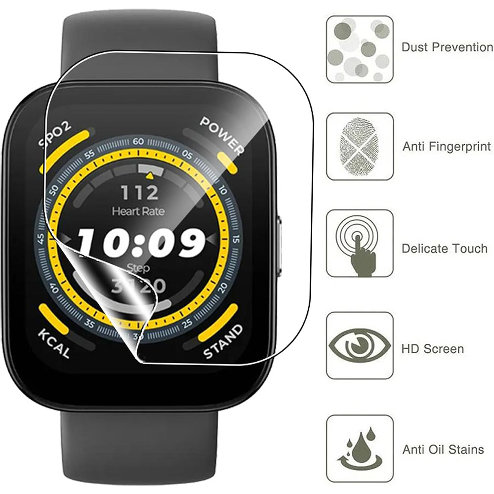 3PCS Clear HD Film Screen Prot - Amazfit Smartwatch Accessories recension och pris