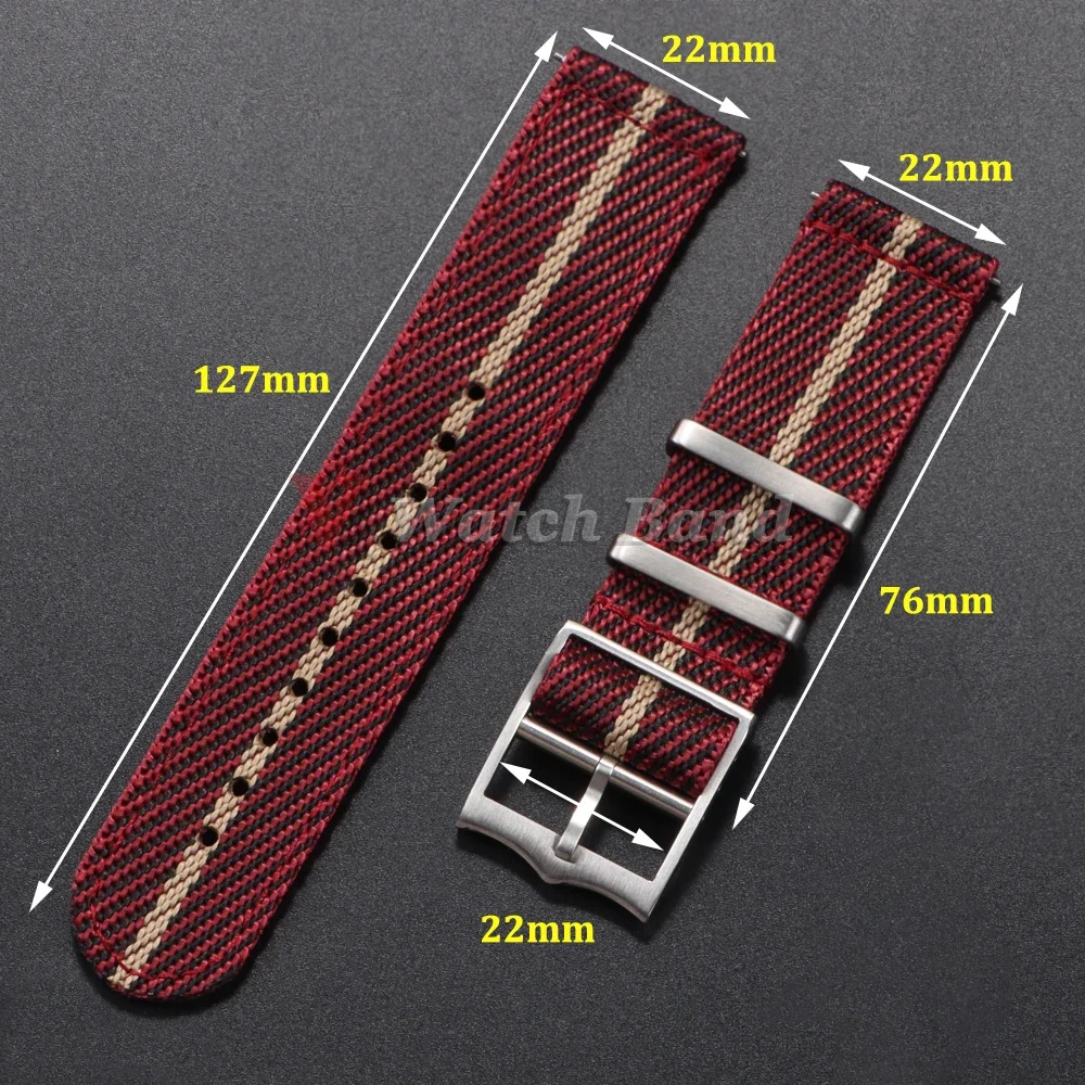 20 22mm Nylon Strap for Tudor  - Nylon Nato Strap recension och pris
