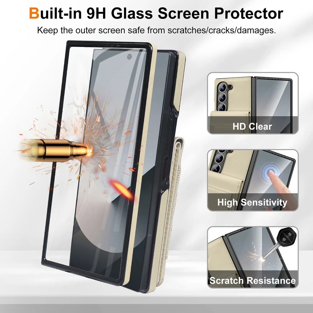 Retro Pure Color Leather Phone - Screen Protector Film recension och pris