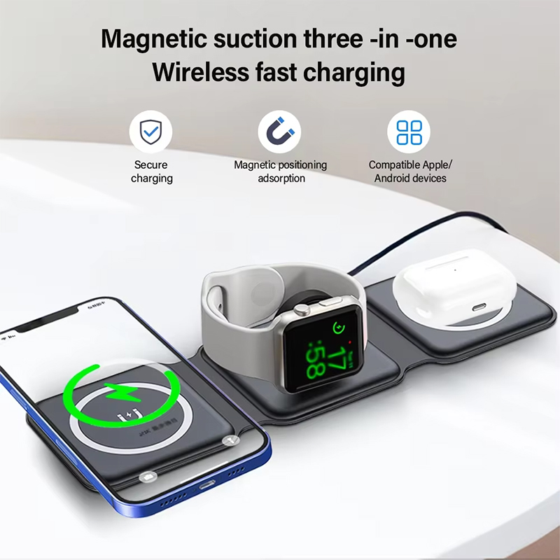 Universal Qi2 Magnetic Foldabl - Watch Charger Cable recension och pris