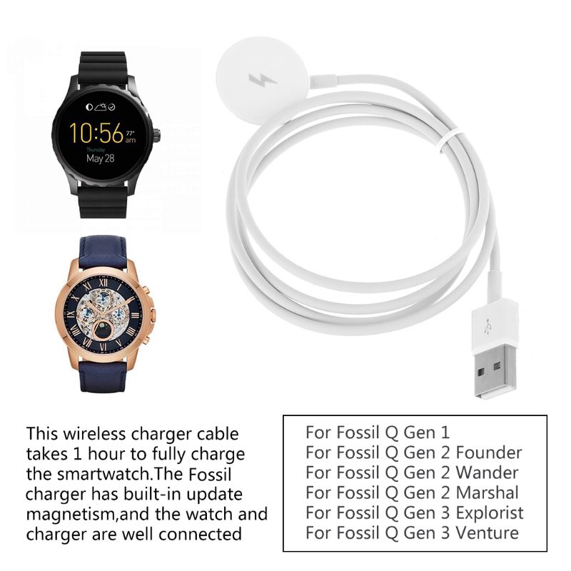 USB Watch Charger Adapter Smar - Fossil Smartwatch Accessories recension och pris