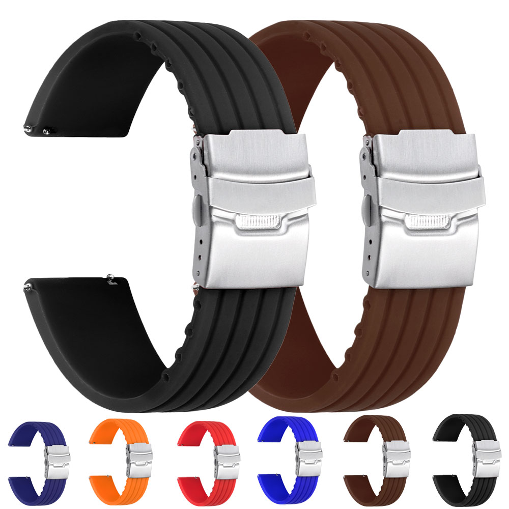 18/20/22/24mm Quick Release Si - Fossil Smartwatch Accessories recension och pris