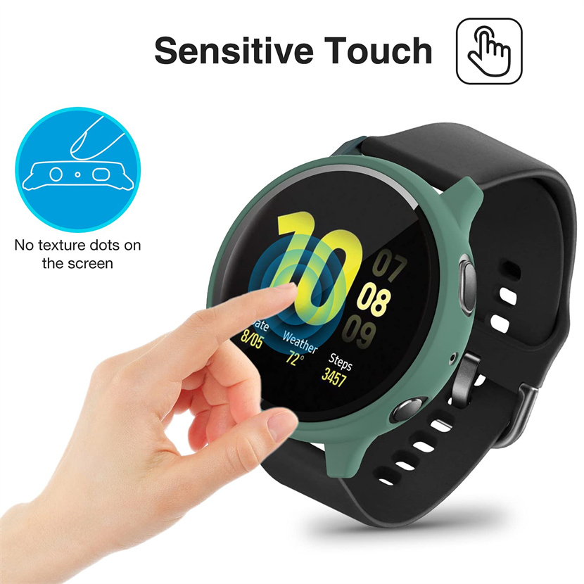 Tempered Glass Case for Samsun - Smartwatch Icon recension och pris
