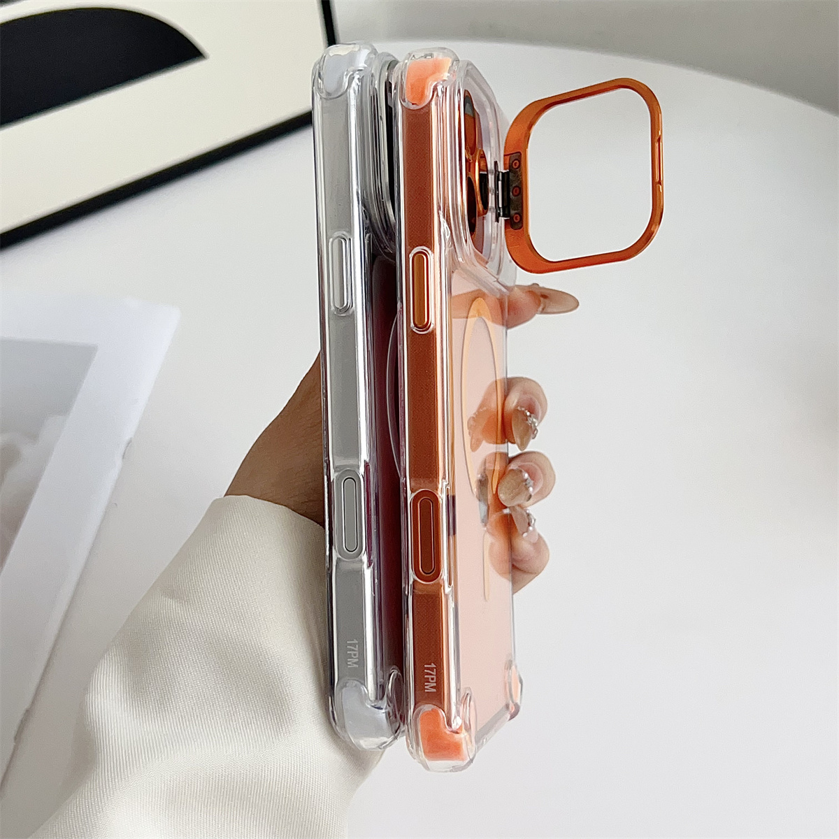 Magnetic Clear Phone Case for  - Magnetic Charging Stand recension och pris