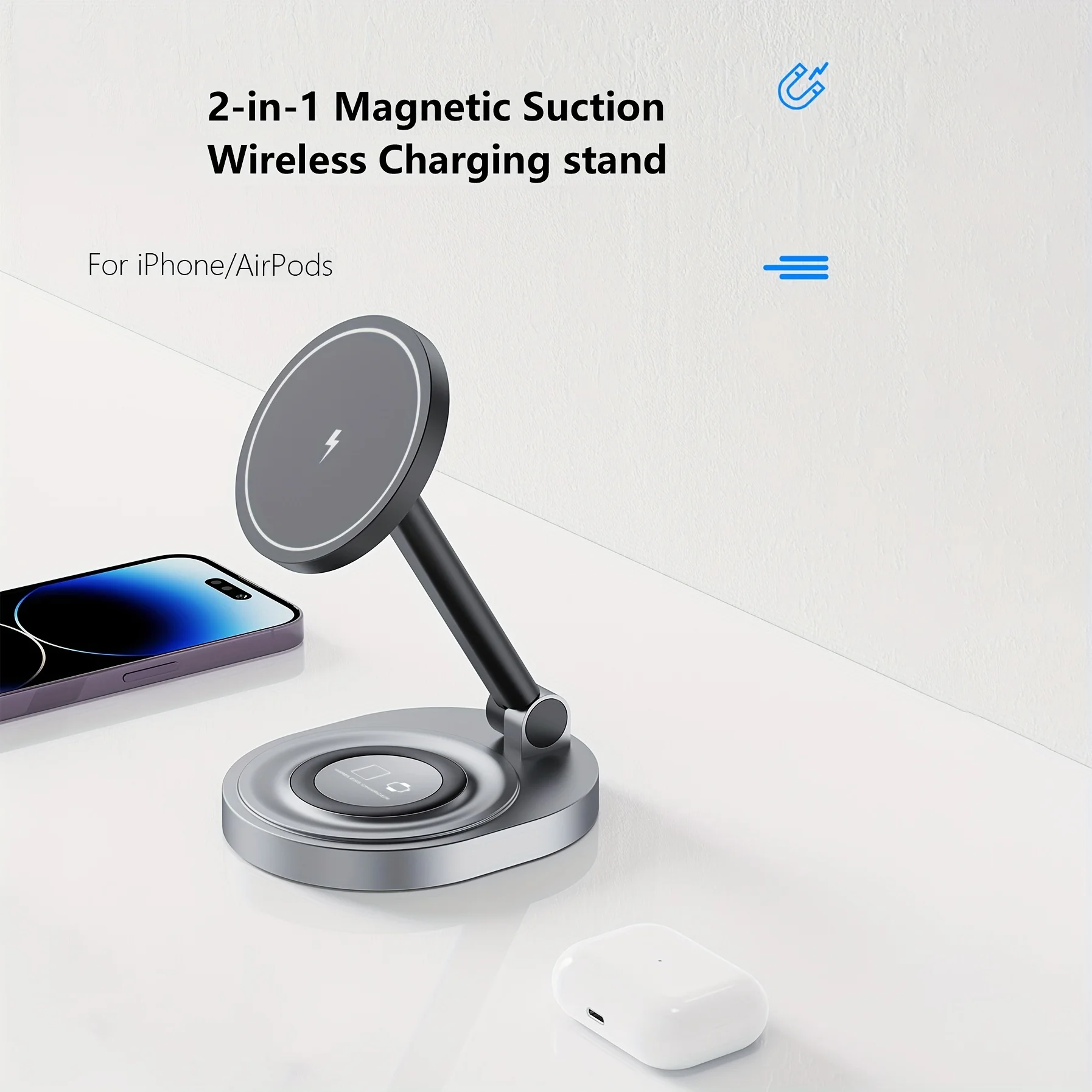 2 In 1 Magnetic Wireless Charg - Smartwatch X12 recension och pris