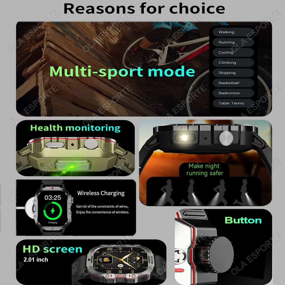 2026 New Military Smart Watch  - Smartwatch X12 recension och pris