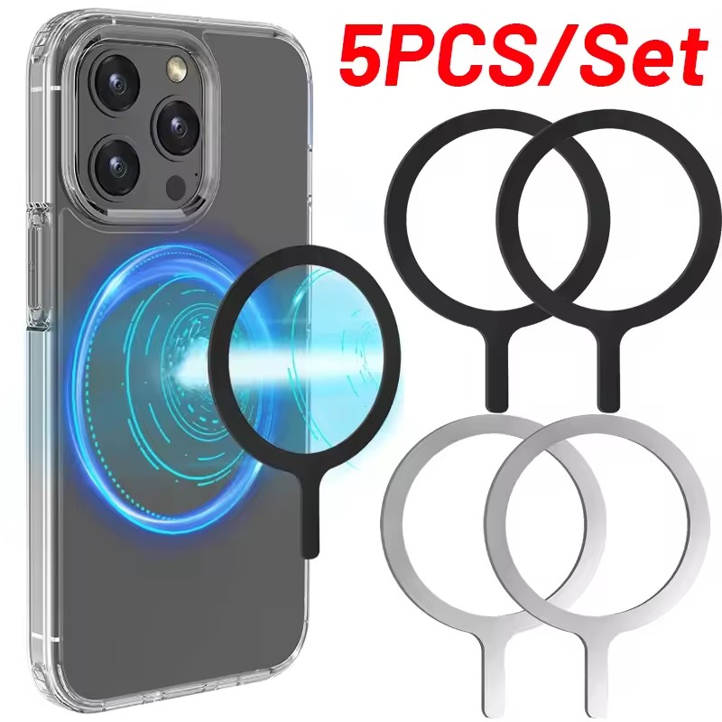 5-1pcs Sticker Ring For Magsaf - Magnetic Charging Stand recension och pris